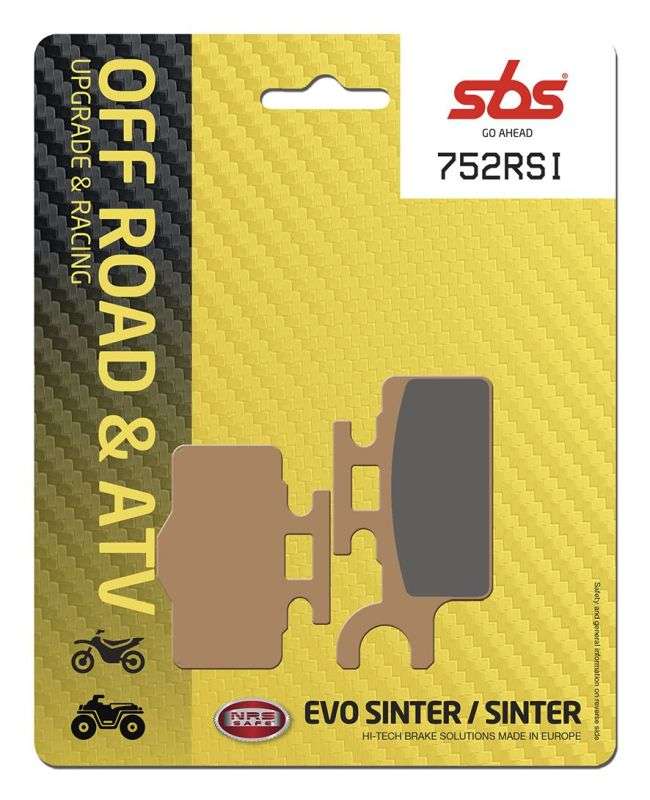 SBS 752RSI bremseklodser Sinter til off - road – for motorcykel - Pitboxen.dk