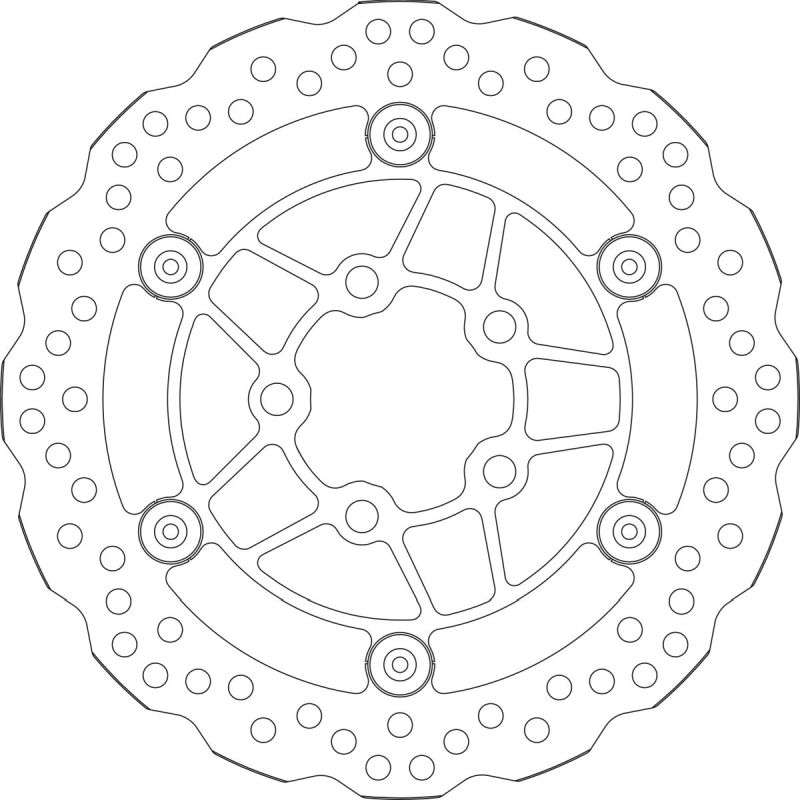 SBS Bremseskive flydende Contour - Pitboxen.dk