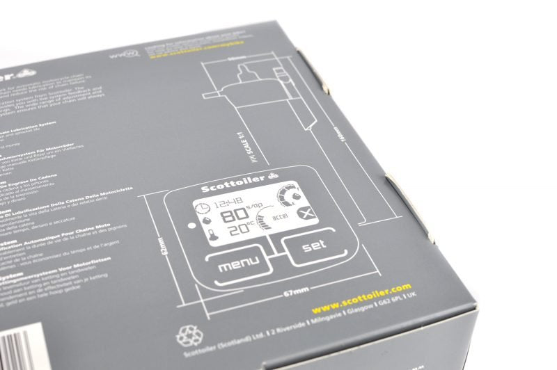 Scottoiler E system - den elektriske blærerøvsmodel - Pitboxen.dk