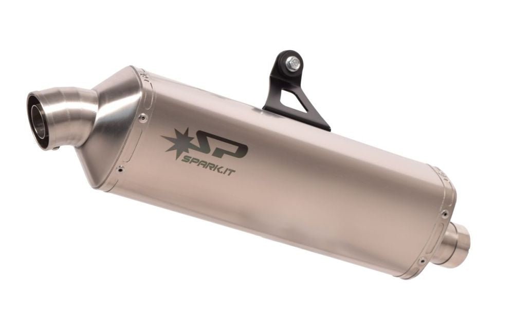 SPARK DAKAR SLIP - ON LYDDÆMPER RUSTFRI HONDA AFRICA TWIN - Pitboxen.dk