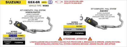 Suzuki GSX - 8R 2024 - 2025 udstødning - Arrow - Pitboxen.dk