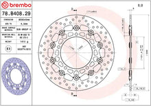 Suzuki SV 650 07 - 23 m.fl. bremseskive for, ORO flydende - Brembo - Pitboxen.dk