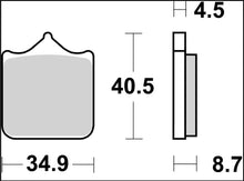 Triumph SPEED TRIPLE 1050 08-15 m.fl. bremseklodser, sinter SR - Brembo