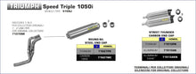 Triumph SPEED TRIPLE 1050i 2007-2011 Arrow udstødning. Slip-on udstødninger, komplette udstødninger, manifold/forrør. Find det hos Pitboxen.dk