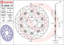 Triumph TIGER 800 XC 11-17 m.fl. bremseskive for, ORO flydende - Brembo