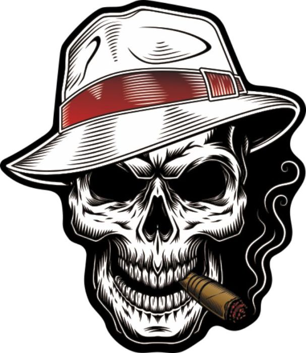 UV Labels - Skull - Pitboxen.dk