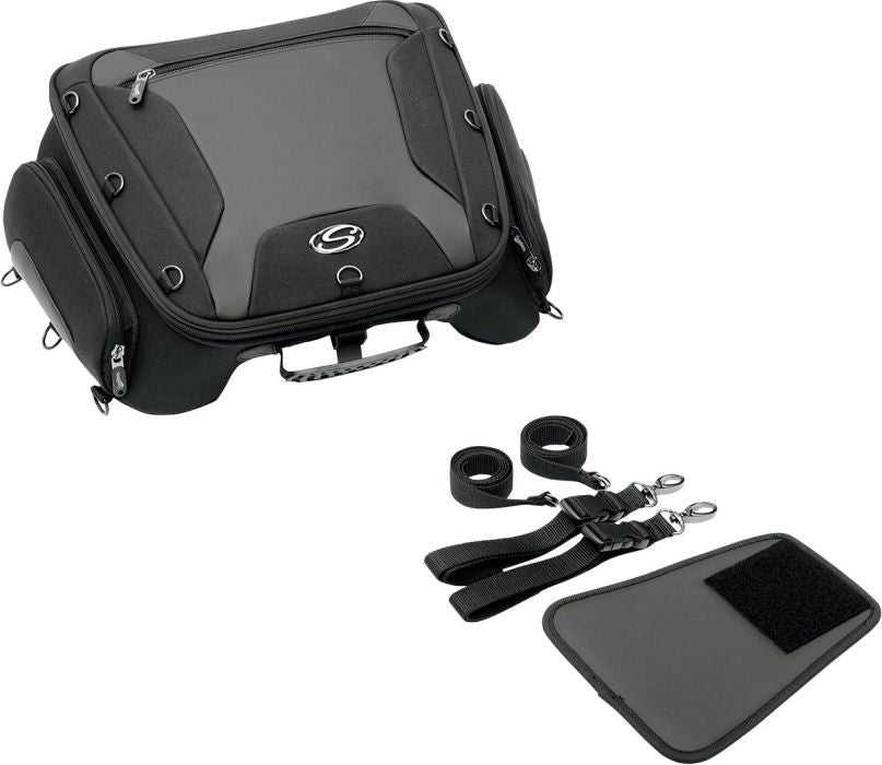 WIDE TUNNEL TAIL BAG TEXTILE BLACK - Pitboxen.dk