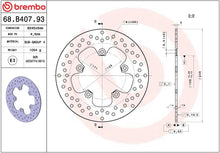 Yamaha Diversion 09 - 15 m.fl. bremseskive bag, ORO fast - Brembo - Pitboxen.dk