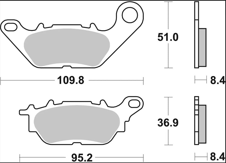 Yamaha NMAX 15 - 19 m.fl. bremseklodser, Carbon keramisk (OEM) - Brembo 07114 - Pitboxen.dk