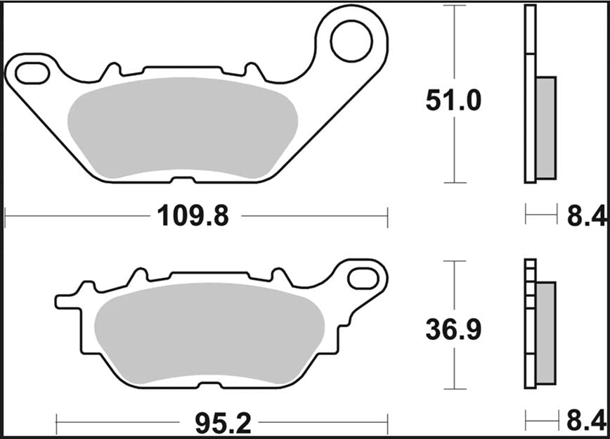 Yamaha YZF - R15 14 m.fl. bremseklodser, Carbon keramisk CC - Brembo 07YA28CC - Pitboxen.dk