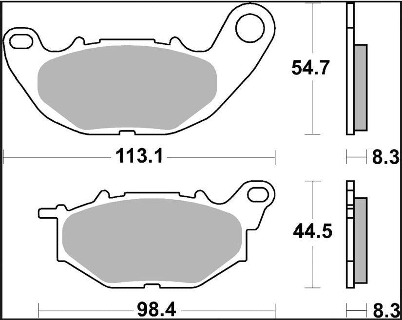 Yamaha YZF-R3 15-24 m.fl. bremseklodser, Carbon keramisk CC - Brembo 07YA52CC