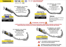Arrow udstødning til Yamaha R9. Gadelovlige udstødningssystemer og road racing competition systemer i både rustfri og titanium. Maks effekt og minimal vægt.